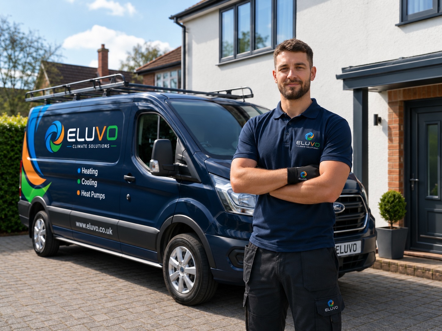 Professional air conditioning engineer providing residential service