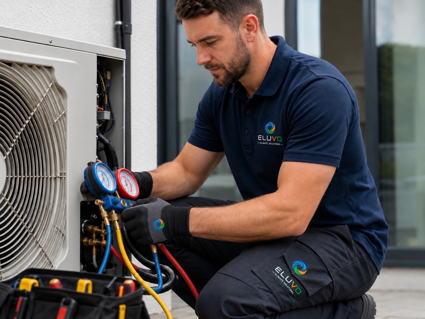 Air conditioning performance and operating checks during professional servicing
